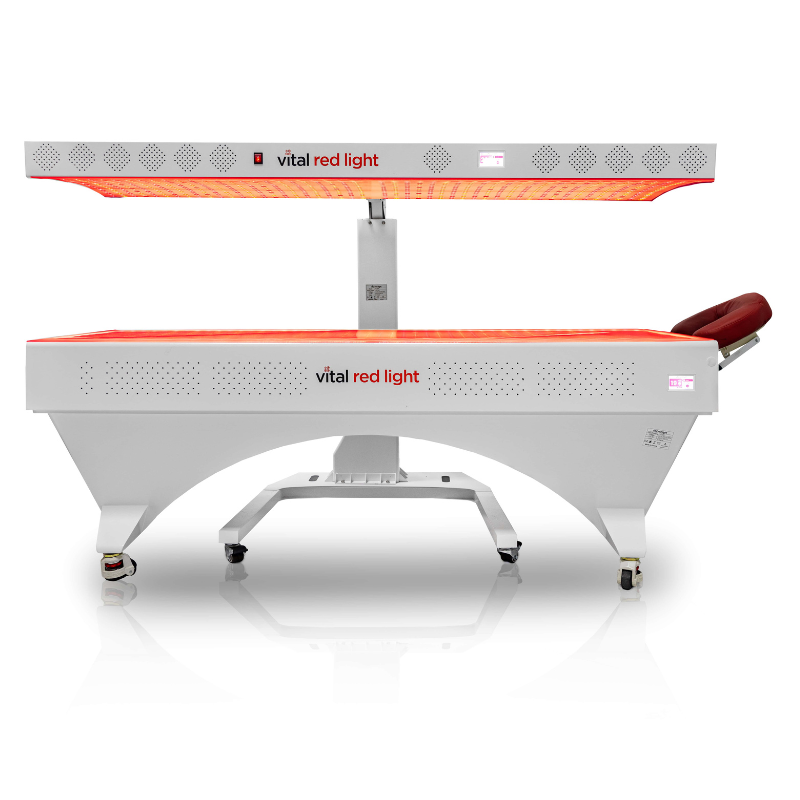 Vital Red Light therapy table on a white background